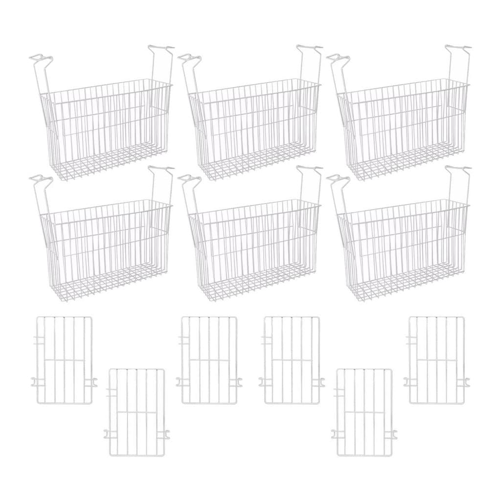 KIT - 6 Cestos Organizador Nextgen para NF e HF Metalfrio + 6 Separadores
