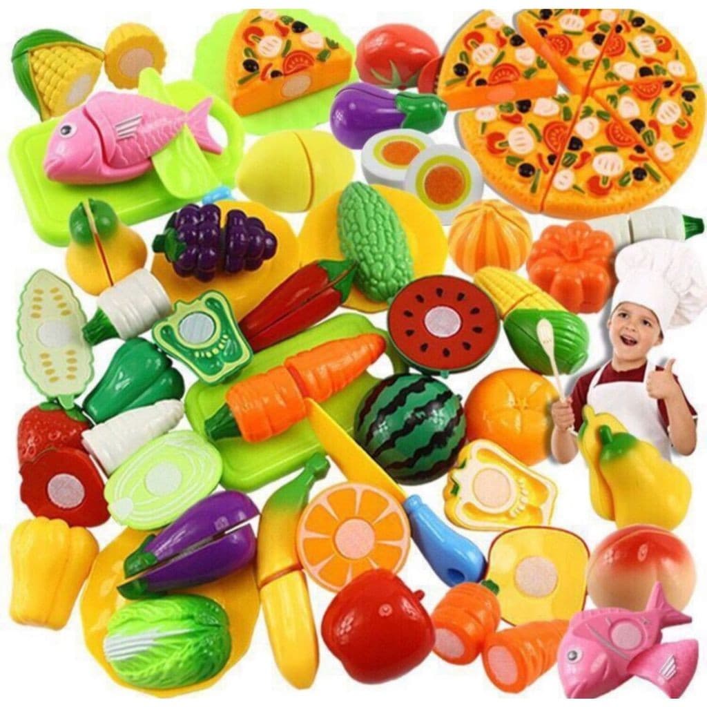 kit frutas frutinhas legumes de brinquedo comidinhas cozinha velcro
