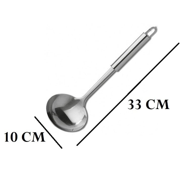 Concha Conchas Para Feijão E Caldos 33x10Cm De Inox Multiuso Para A Sua Cozinha Prático E Fácil Top Útil universal