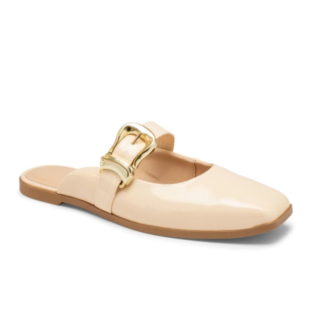 Mule Feminino Dakota Bege Sapatilha Sapatos Femininos Mule Rasteira Original Com Nota Fiscal
