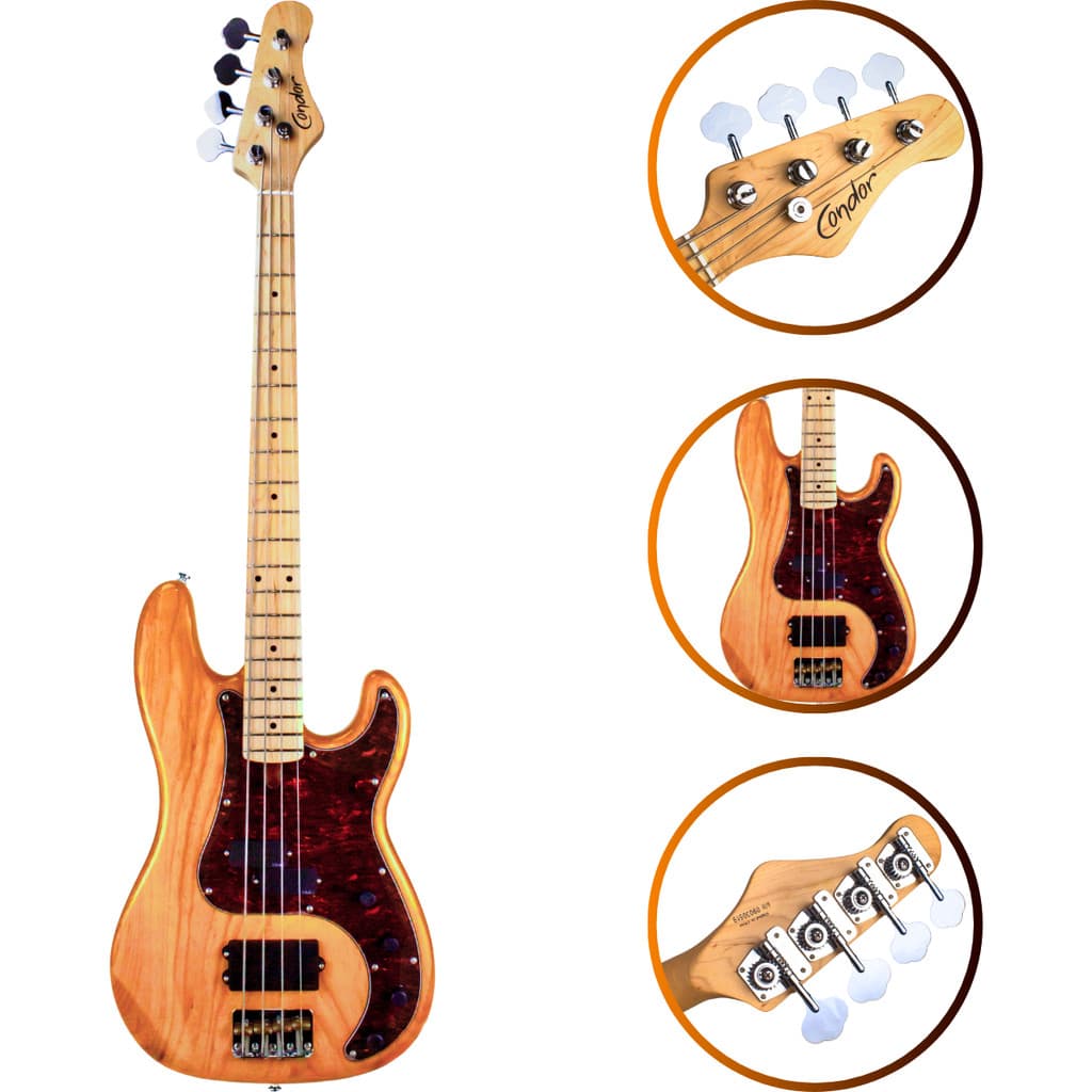 Baixo Condor Eletrico 4 Cordas Music Man Custom Natural
