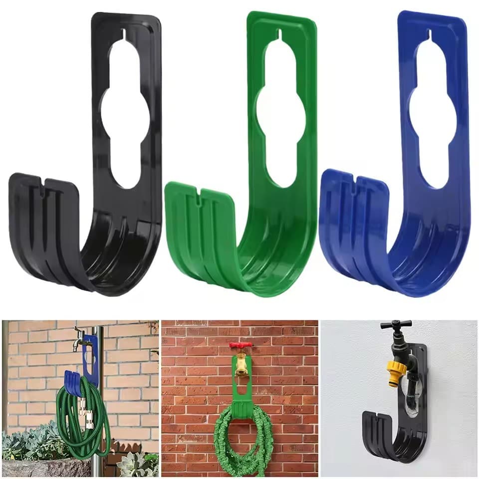 Suporte De Parede Resistente Para Mangueira De Jardim , Gancho De Externo À Prova De Ferrugem Armazenamento De Torneira