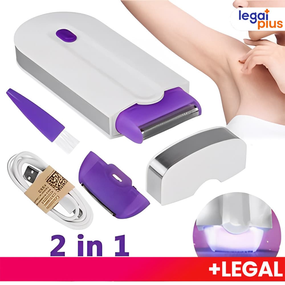 Depilador Recarregável Facial e Corporal para Ambos os Gêneros