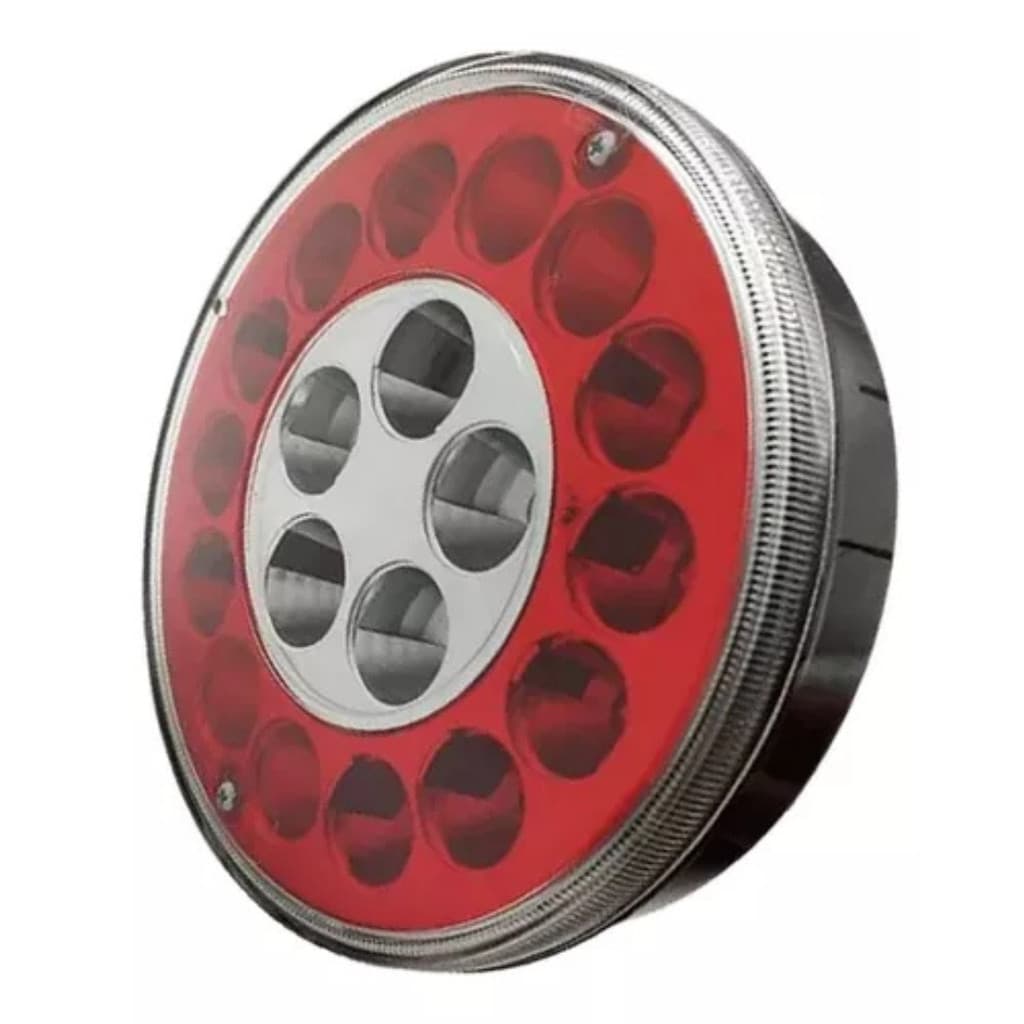 Sinaleira Traseira 19 LEDs traseira Universal Luz de ré, freio e posição bivolt VMCR