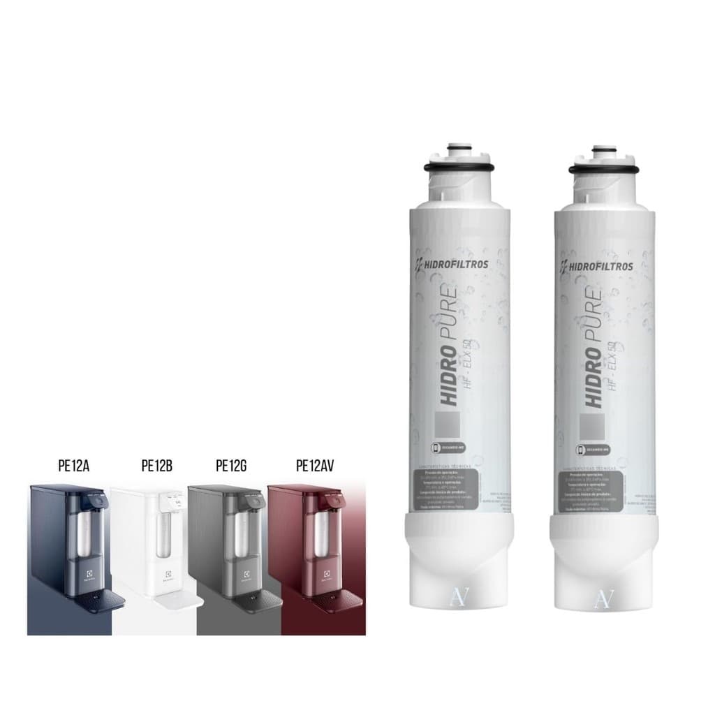 Kit 2 Refil Compatível Acqua Hidro Electrolux Pe12