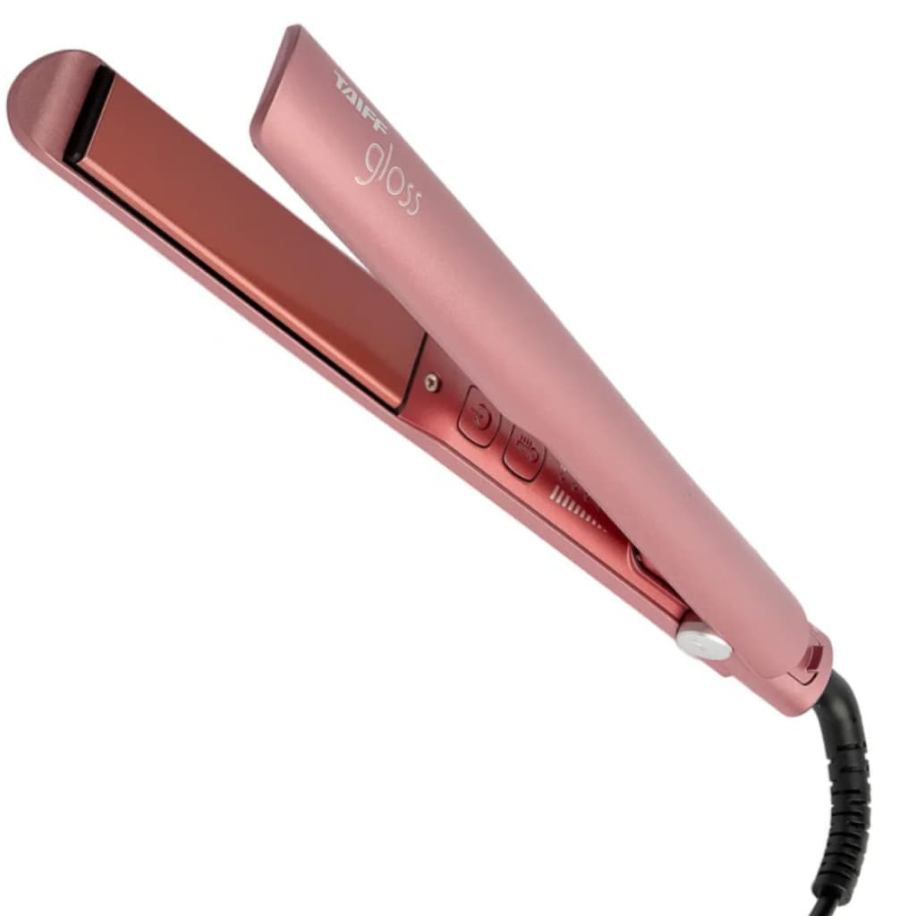 Chapa Chapinha de Cabelo Taiff Gloss Rose Chapinha Led 150°c A 230°c Bivolt