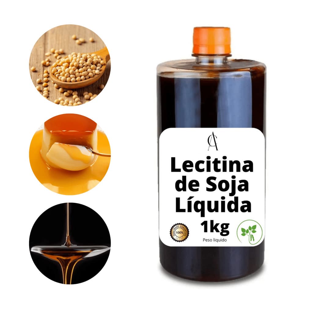 Lecitina De Soja Líquida Emulsificante 1 Kg Alimentício