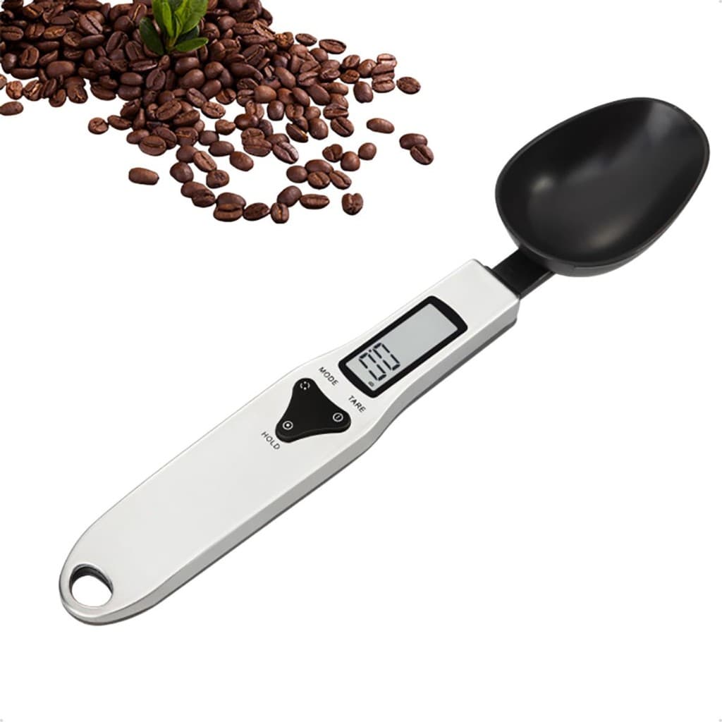 Colher Medidora c/ Balança Digital Dosador Alimentos Ração Pet Durável 0,1g A 500g