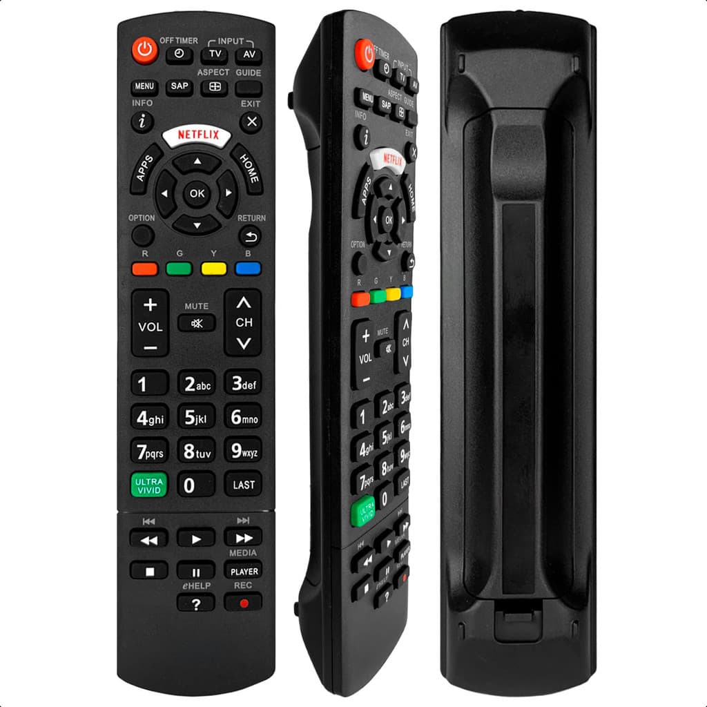 Controle Remoto Universal Compatível Com Tv Panasonic Netflix TC-32ES600B
