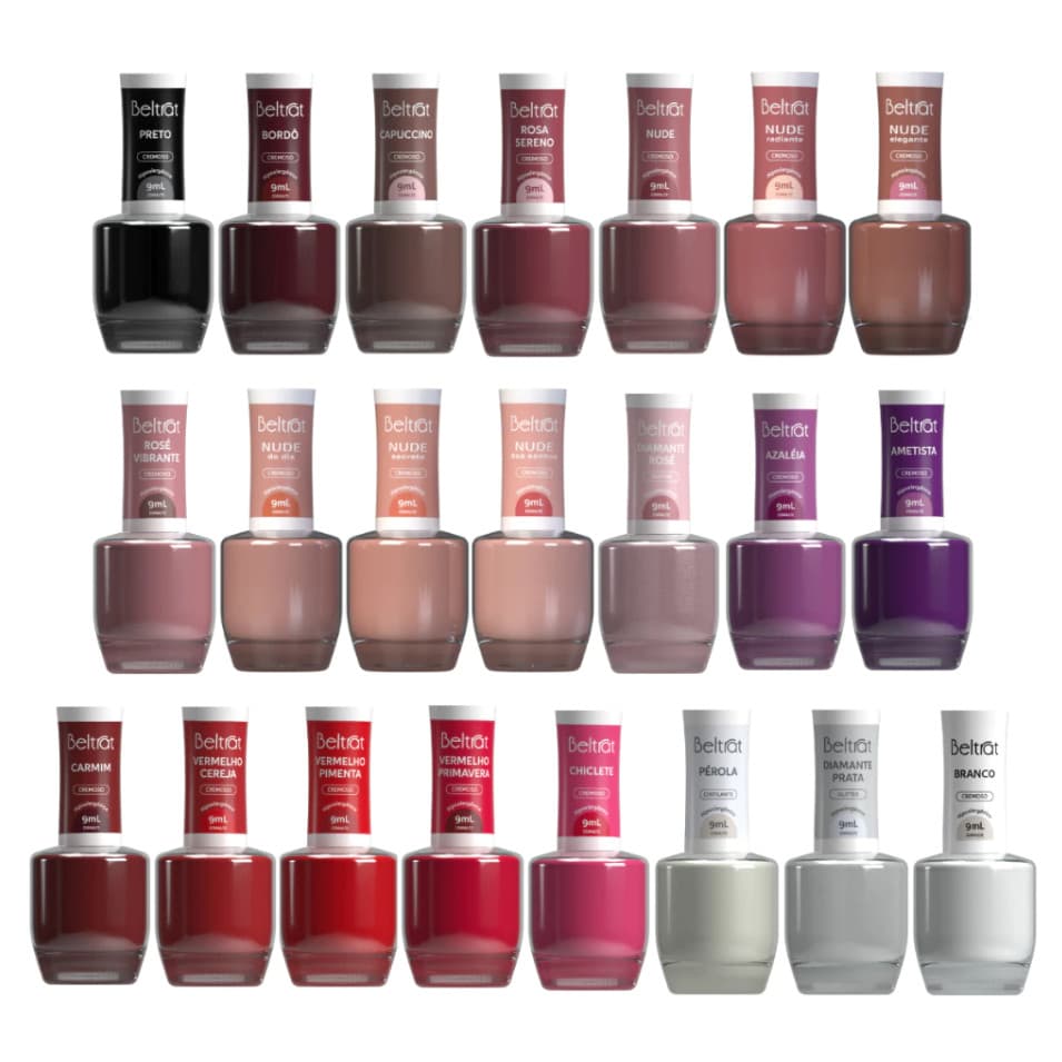 Beltrat Esmalte Tradicional 9ml Secagem Rápida