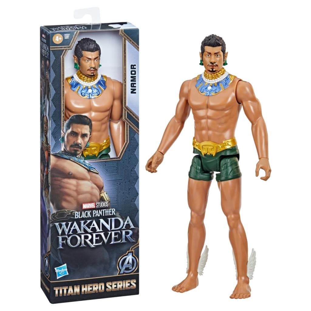 Boneco Namor Pantera Negra Titan Hero 30cm - Hasbro F4147 - Marvel para Ação e Colecionismo
