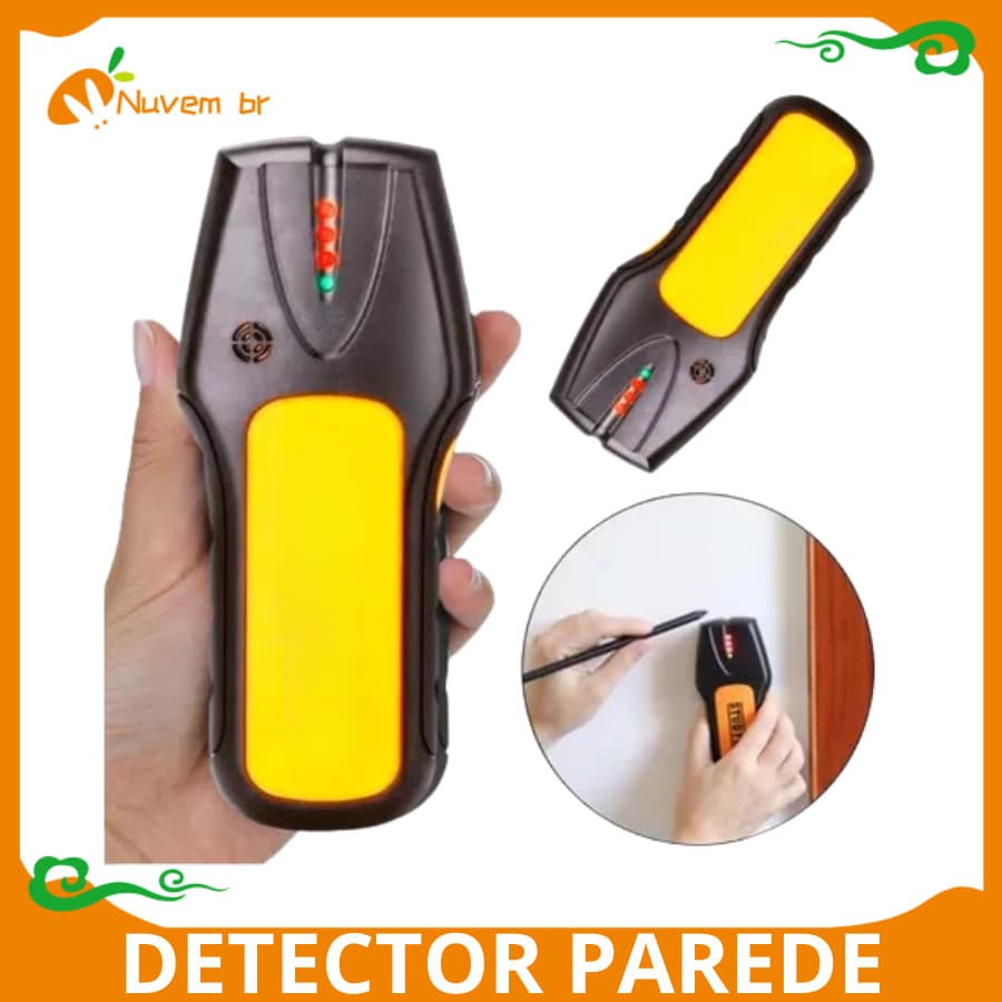Detector Metais Profissional Portátil Alta Sensibilidade Scanner Parede Casa Fio Cano PVC