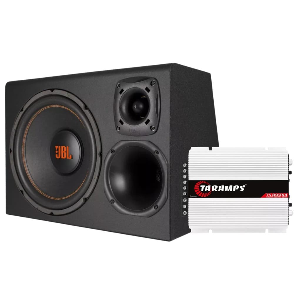 Caixa Jbl Trio 12 D200 St200 Modulo Potencia Taramps 800wrms