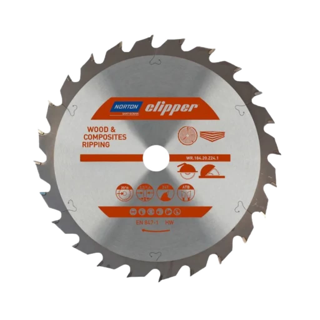 Disco de Serra Clipper 24 Dentes CX5IMP 235X25,4/20/16 Norton