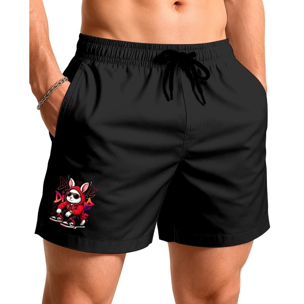 Bermuda Tactel Coelho Short Mauricinho Masculino Diverse Academia Corrida Treino