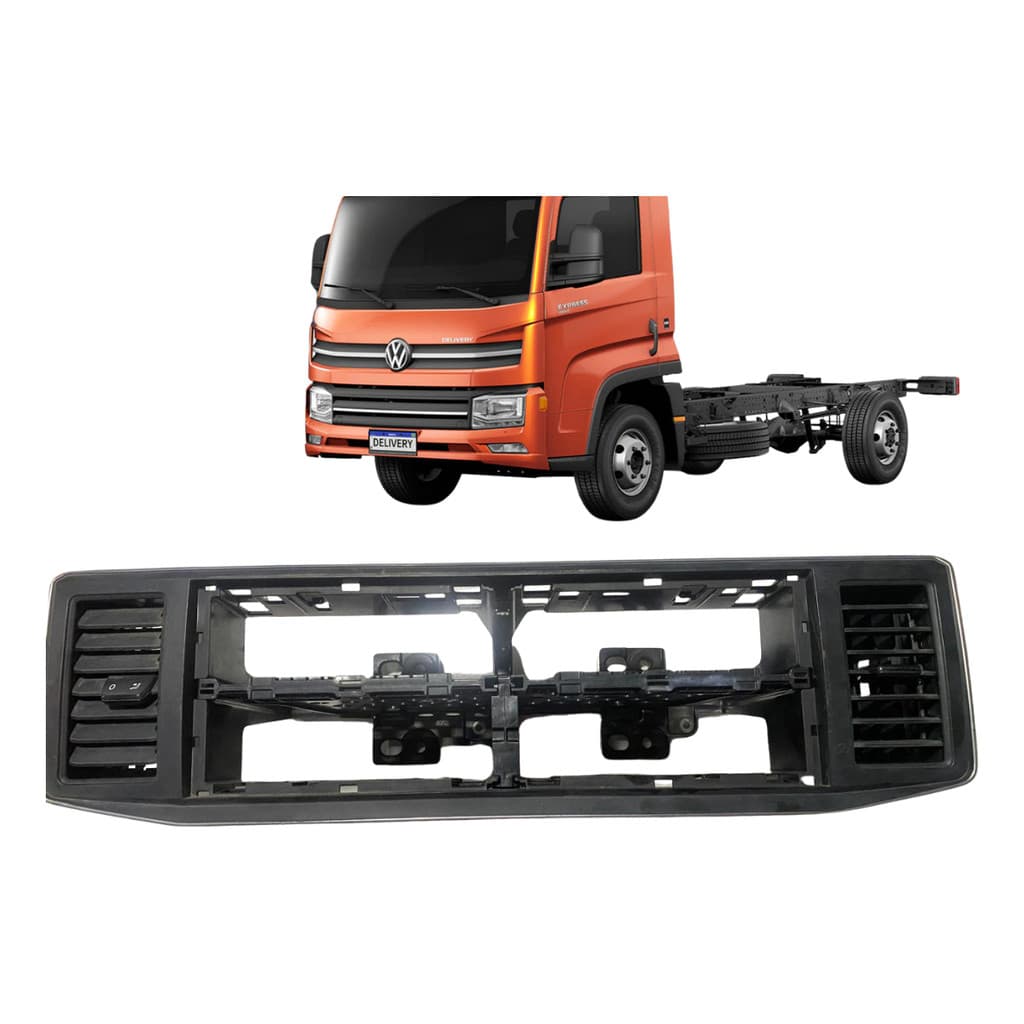 Acabamento Painel Radio Vw Delivery 23b857725 Usado