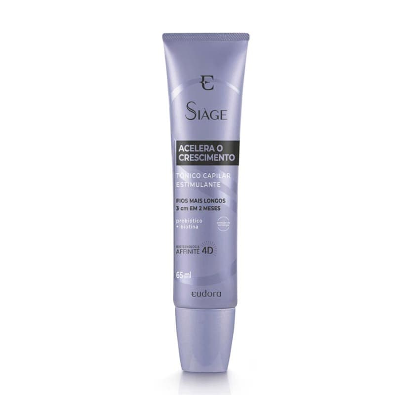 Tônico Capilar Siàge Acelera O Crescimento Eudora 65ml