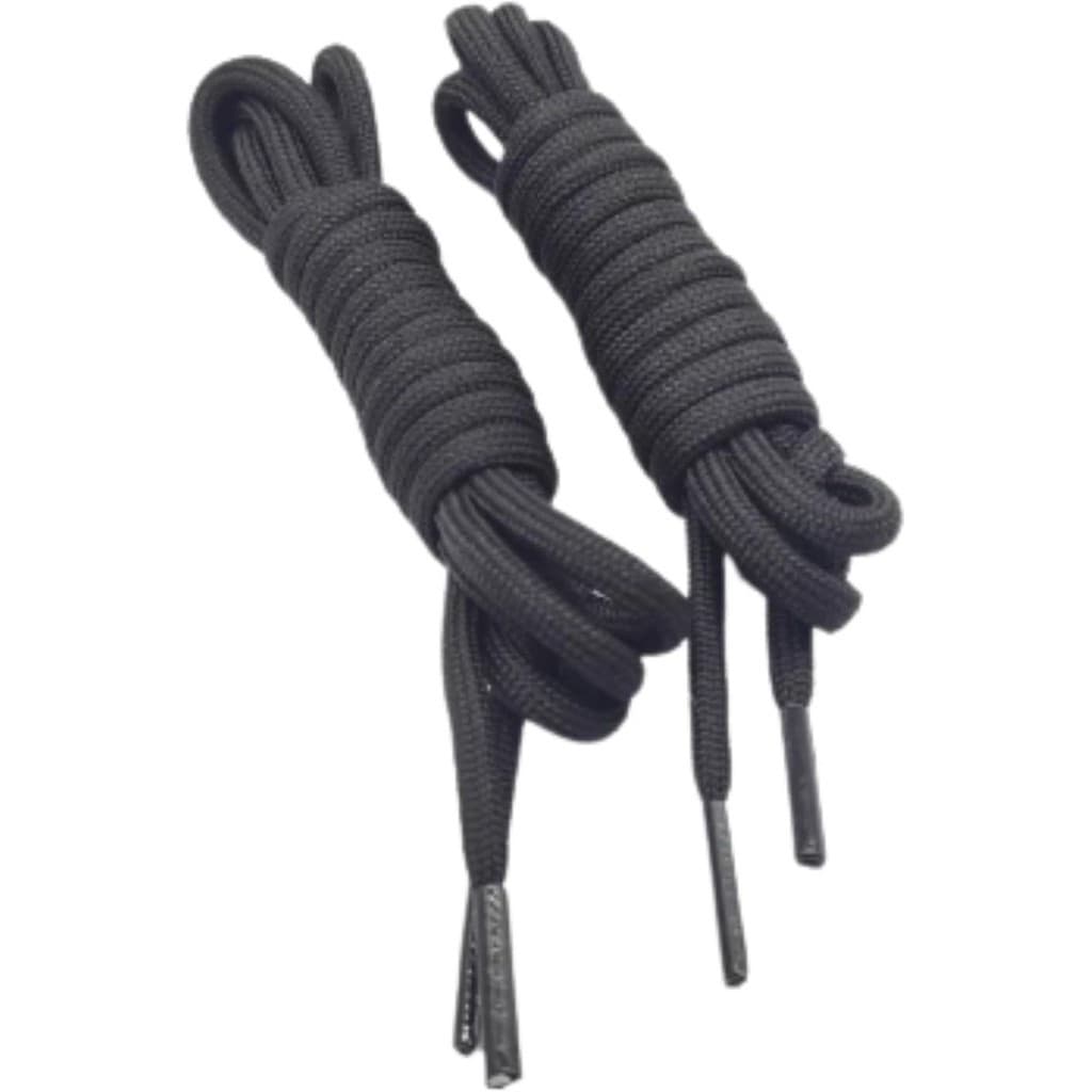 top Kit 2 Cadarço Redondo Adventure Coturno Para Botas Resistente Duráveis para caminhadas ao ar livre Preto 1.30 Oferta Promoção Barato