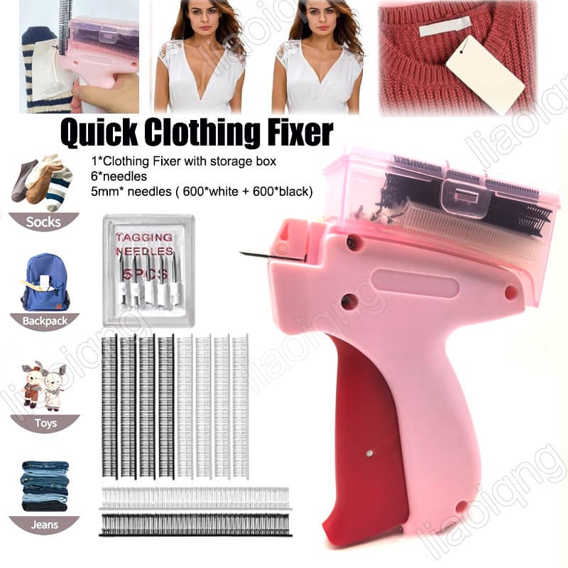 Fixador Rápido De Roupas Com Caixa De Armazenamento Micro Manual De Costura Para