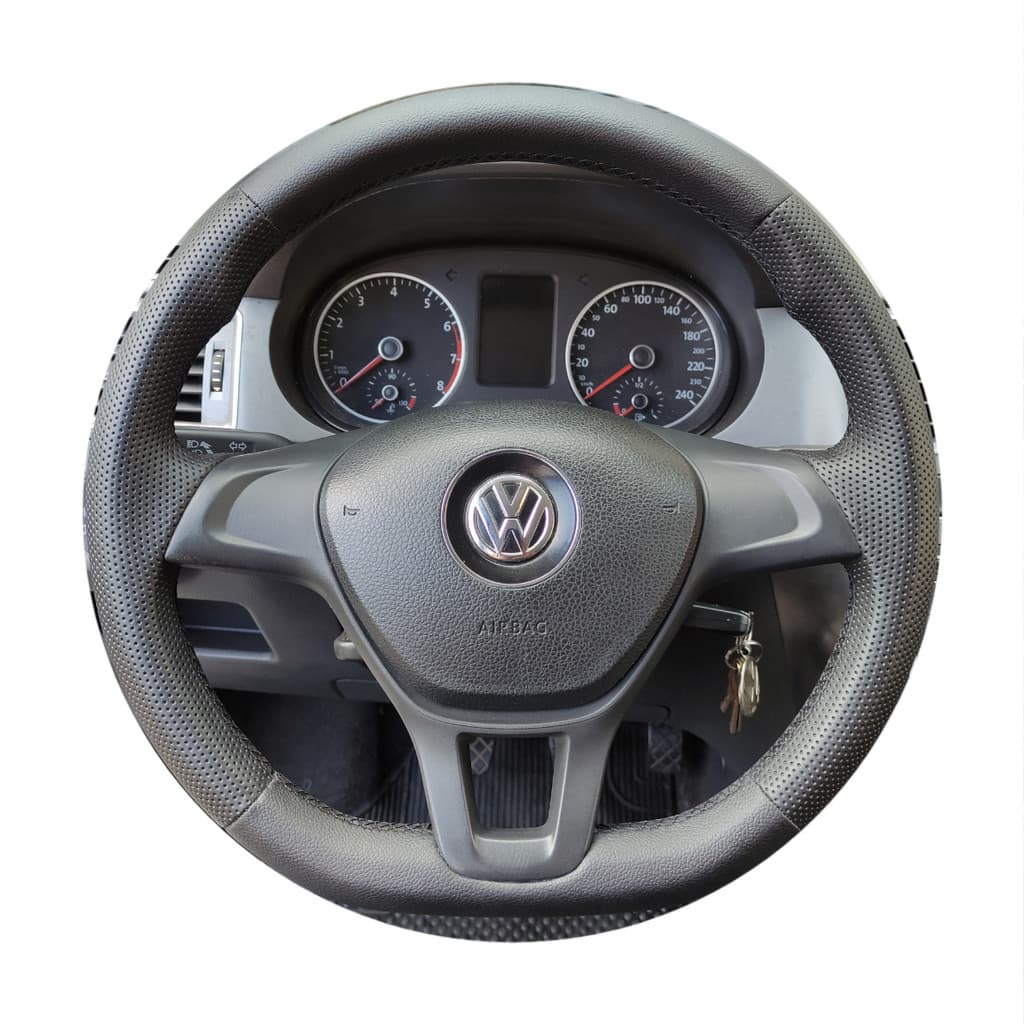 Capa de Volante Costurada G7 e T-Cross (Linha Preta)