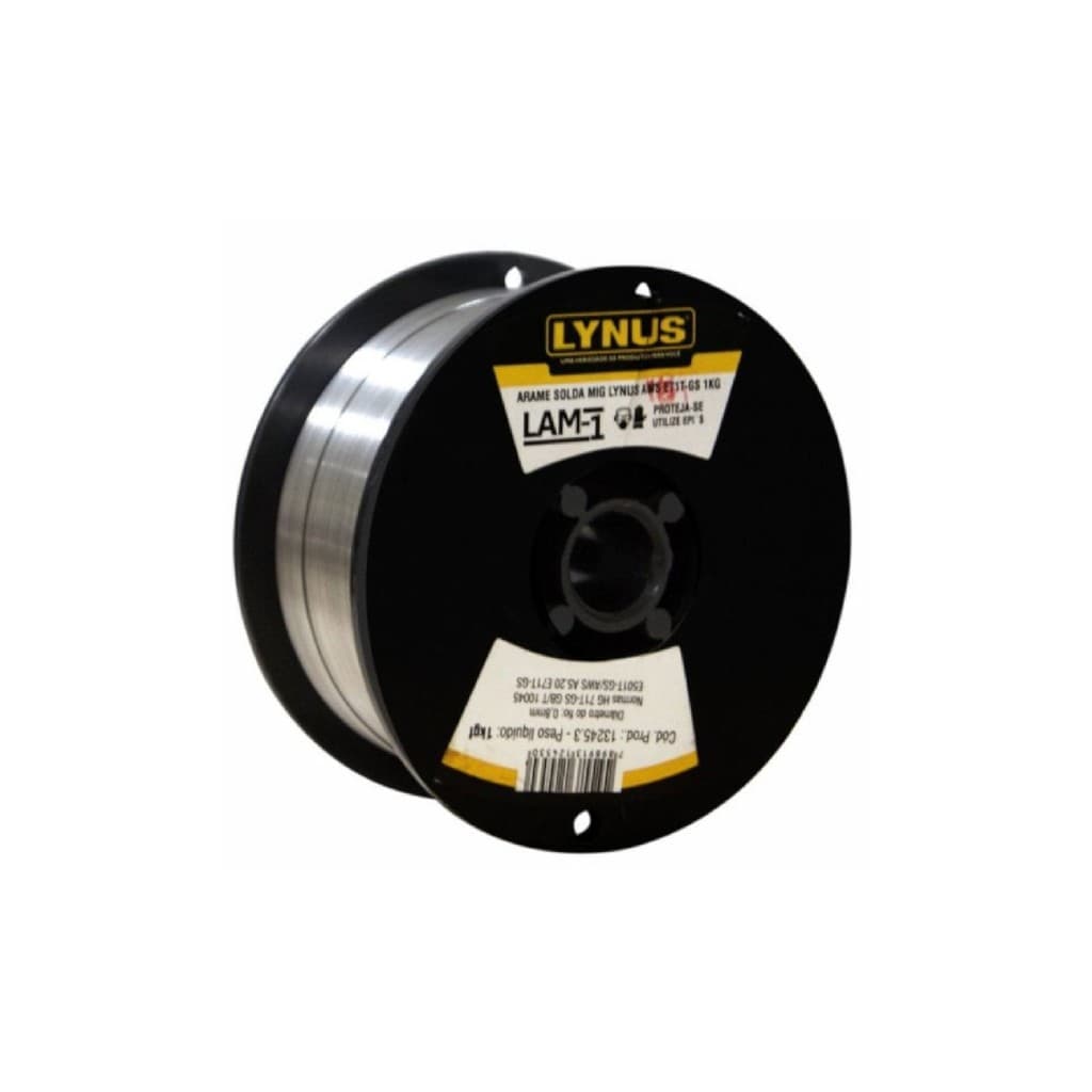 ARAME SOLDA MG AWS E71T-GS 1 KG 0 8 LYNUS