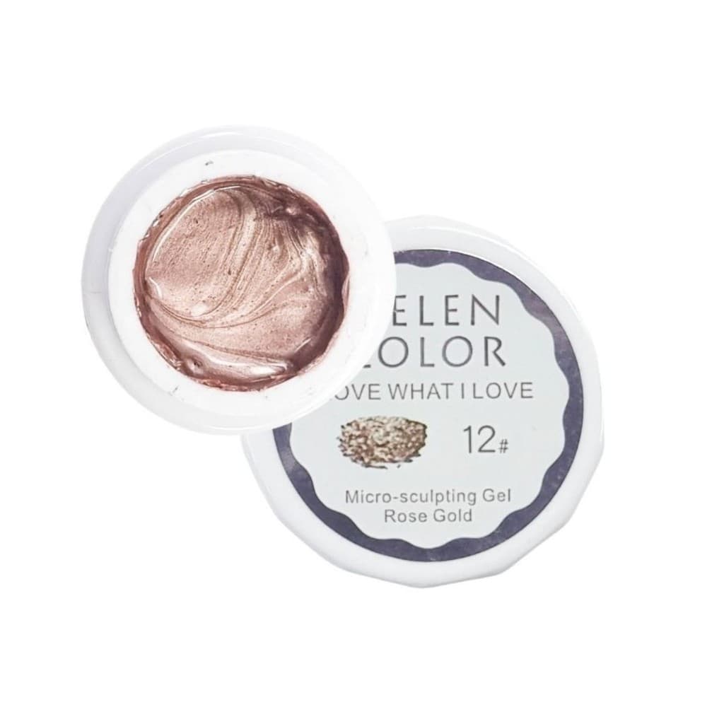 Micro Sculpting Gel Rose Gold 11# Nail Art - Helen Color