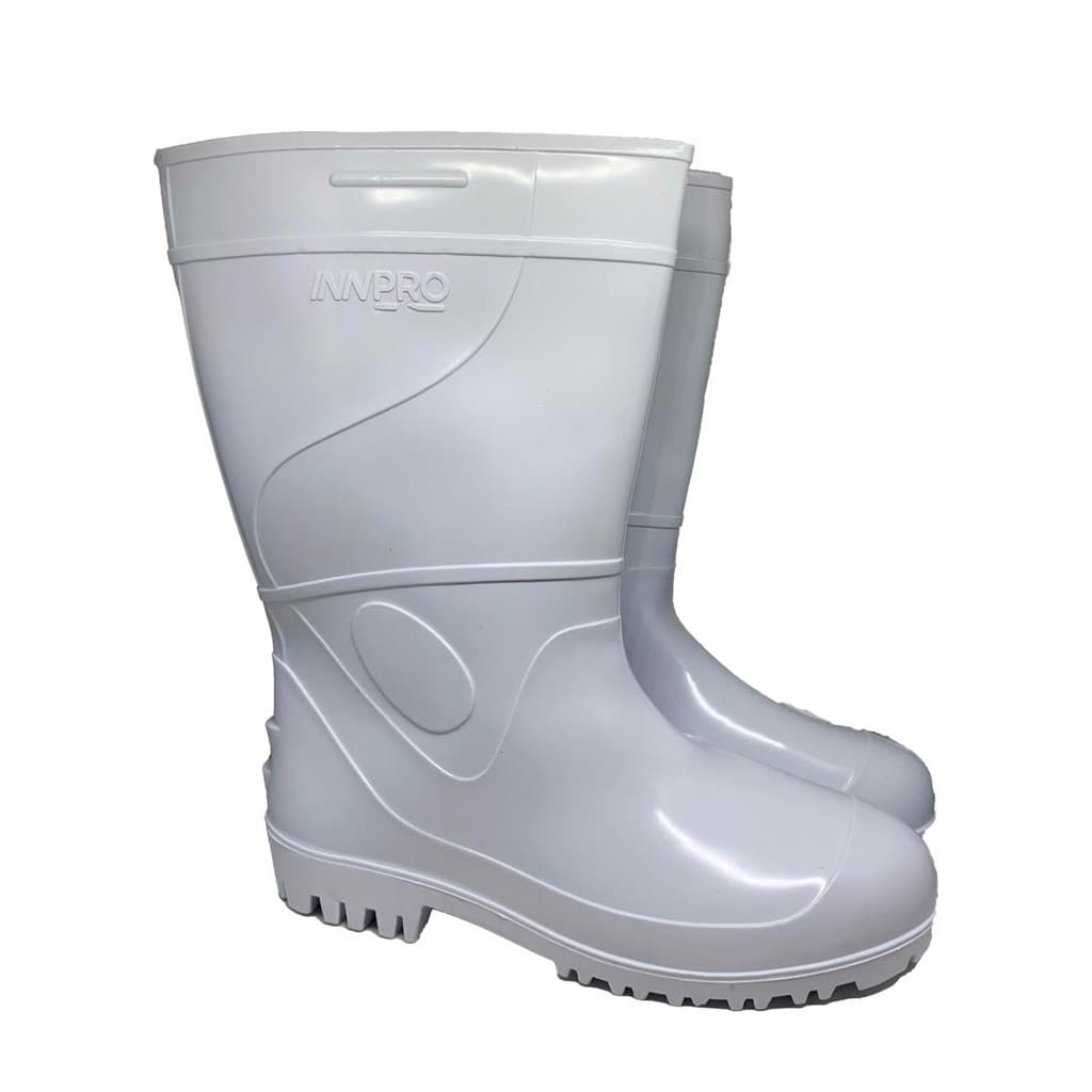 BOTA GALOCHA PVC AGRO CANO LONGO COM FORRO BRANCA CA36026