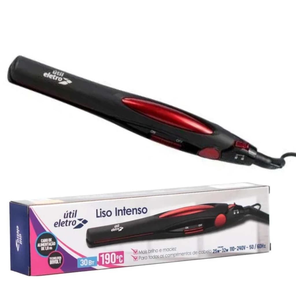 Prancha Chapinha Alisadora de cabelo Lizzo intense portátil 190 graus 110/220V