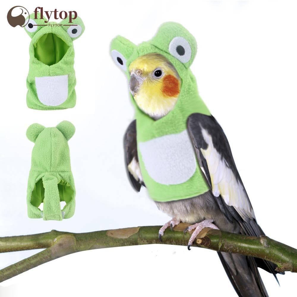 FLYTOP Engraçado Sapo Em Forma De Pássaros Roupas De Pelúcia Voando Terno Papagaios Traje Cosplay Roupa Inverno Quente C