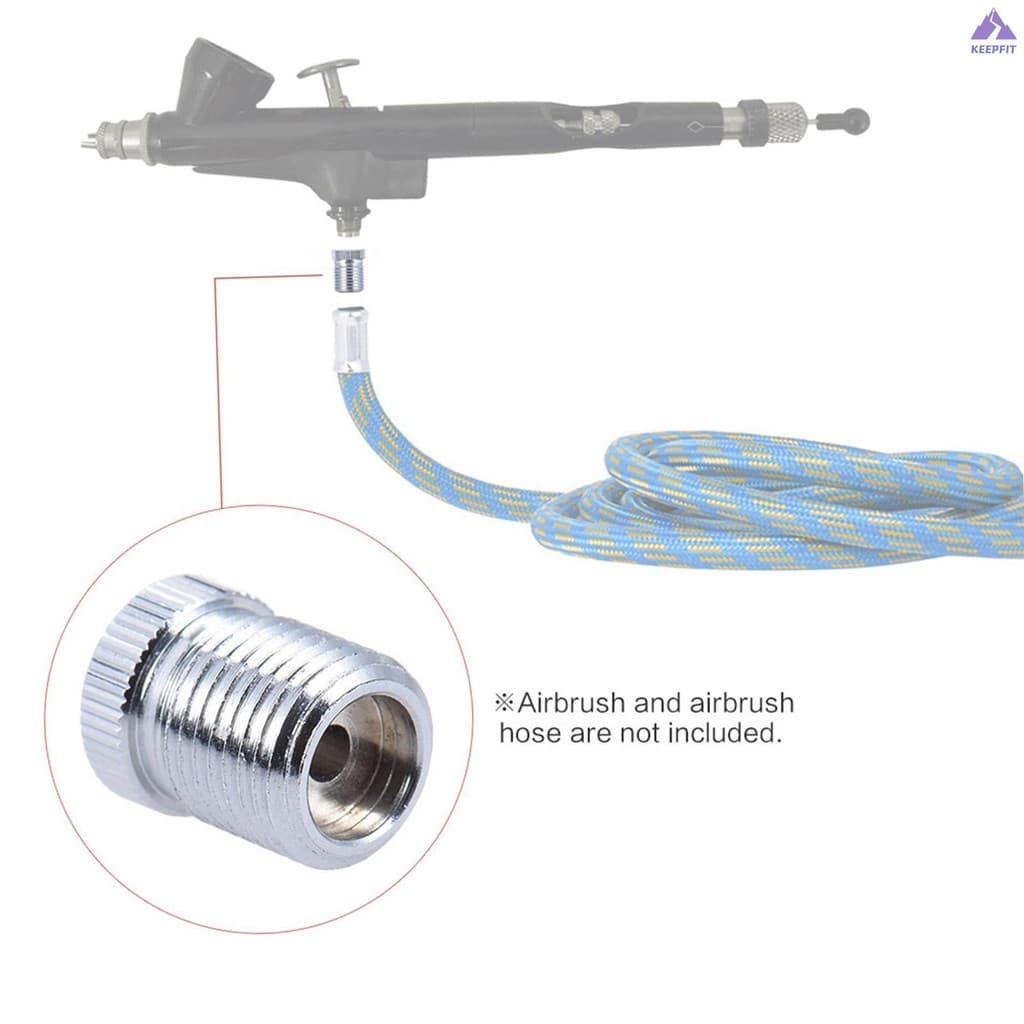 Adaptador De Conversão De Aerógrafo Tamanho Bsp Mais Vendido]-Estoque Durável] Confiável-1/8 " Chegada] ☞ * Desligado [8