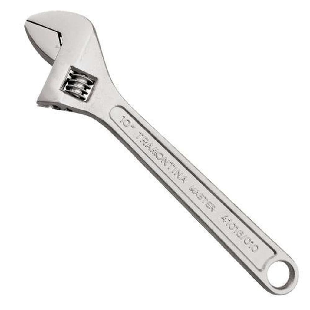 Chave Inglesa 6'' Tramontina Aço Carbono Ajustável Uso Geral
