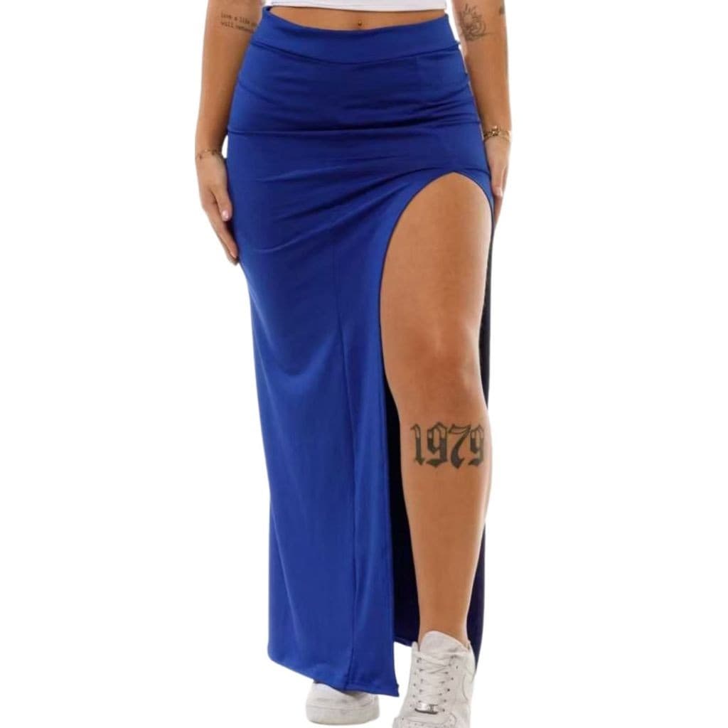 Saia Com Fenda Lateral Modelagem Perfeita No Corpo Suplex Premium