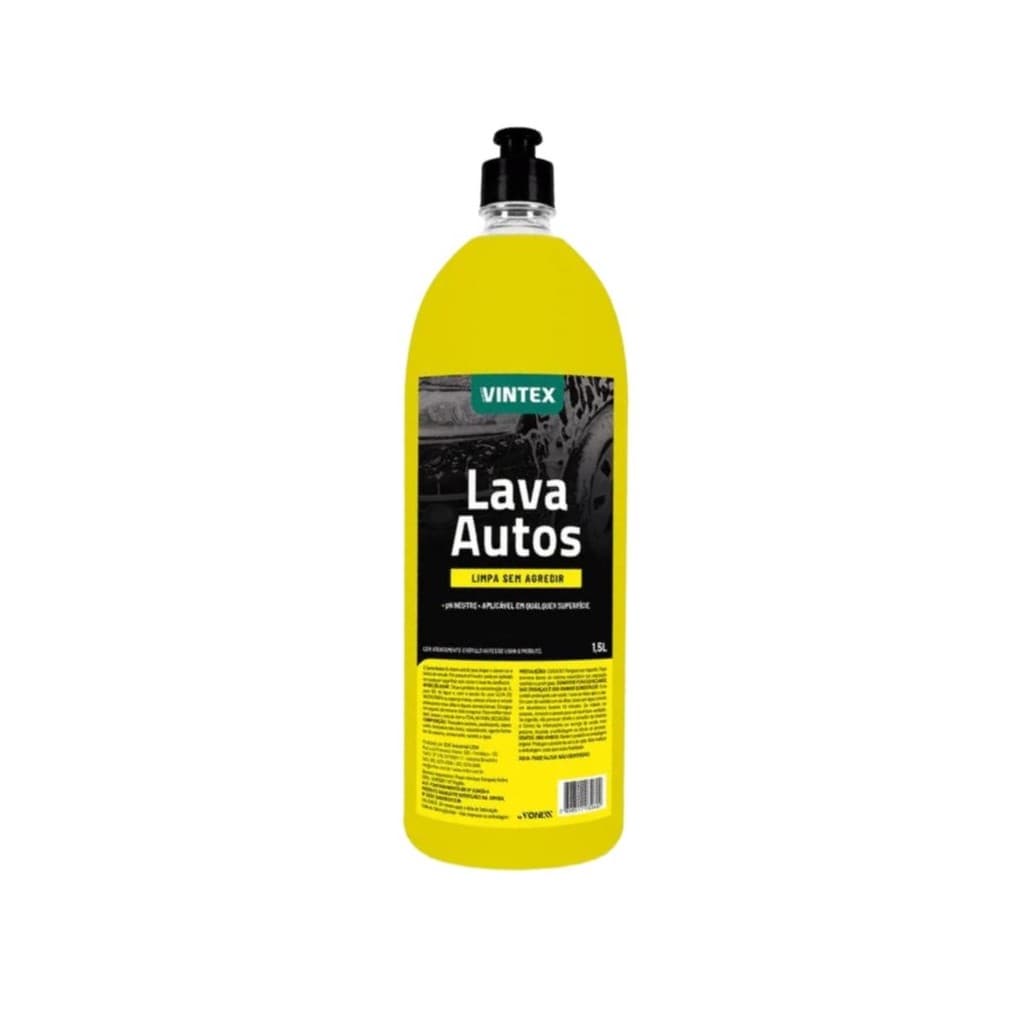 Lava Autos Vintex 1,5l Concentrado Neutro Shampoo Automotivo