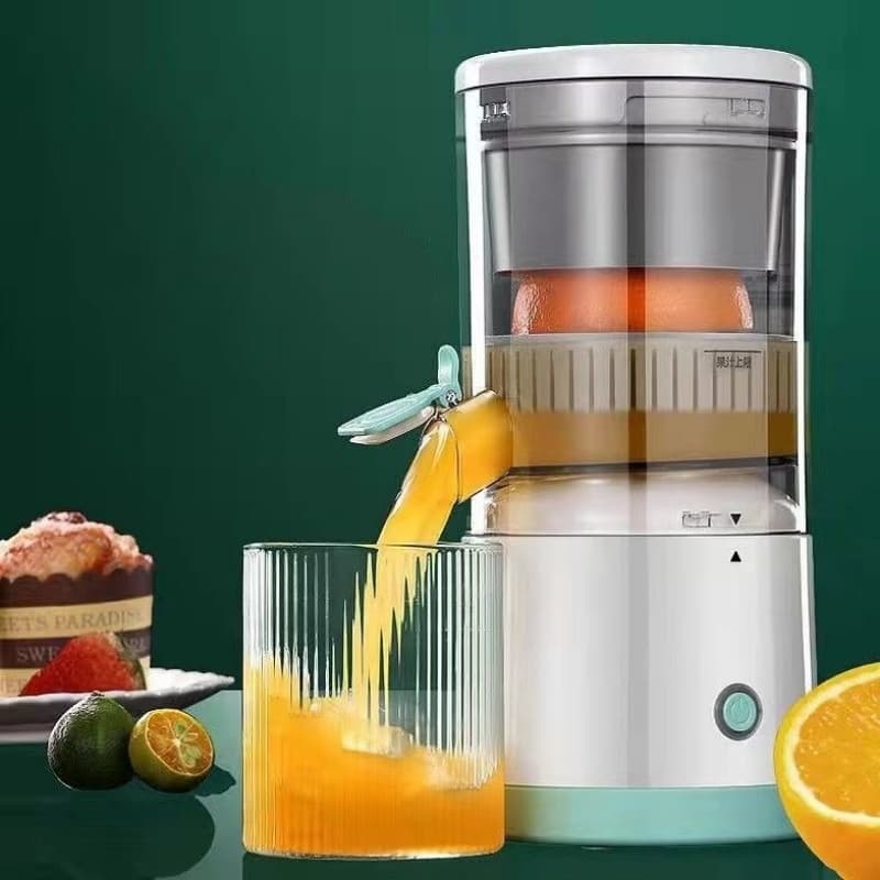Espremedor de Frutas Elétrico USB – Recarregável, Portátil, Ideal para Laranja, Limão e Sucos