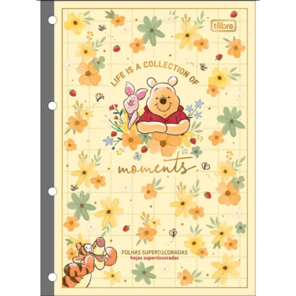 Monobloco Universitário Pooh 80F Tilibra