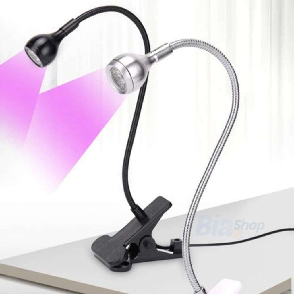 Luminária LED UV Portátil 18W Clip Mesa para Secagem de Unhas em Gel