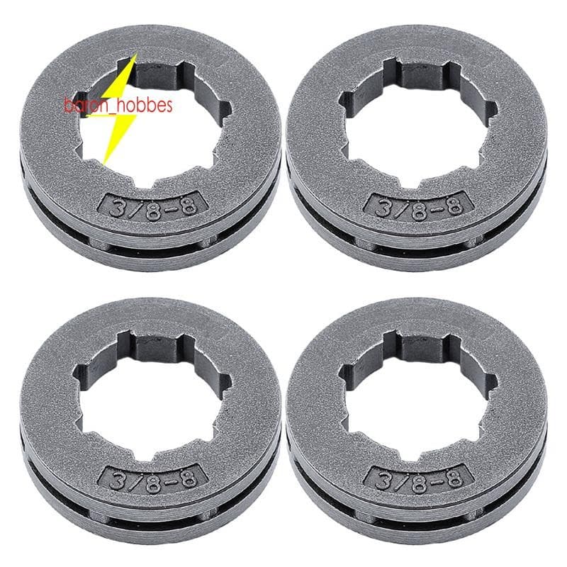 4 Unidades De Aro De Roda Dentada 8T De 3/8 Polegadas Para Motosserra 064 066 088 090 MS660 MS880 394 395