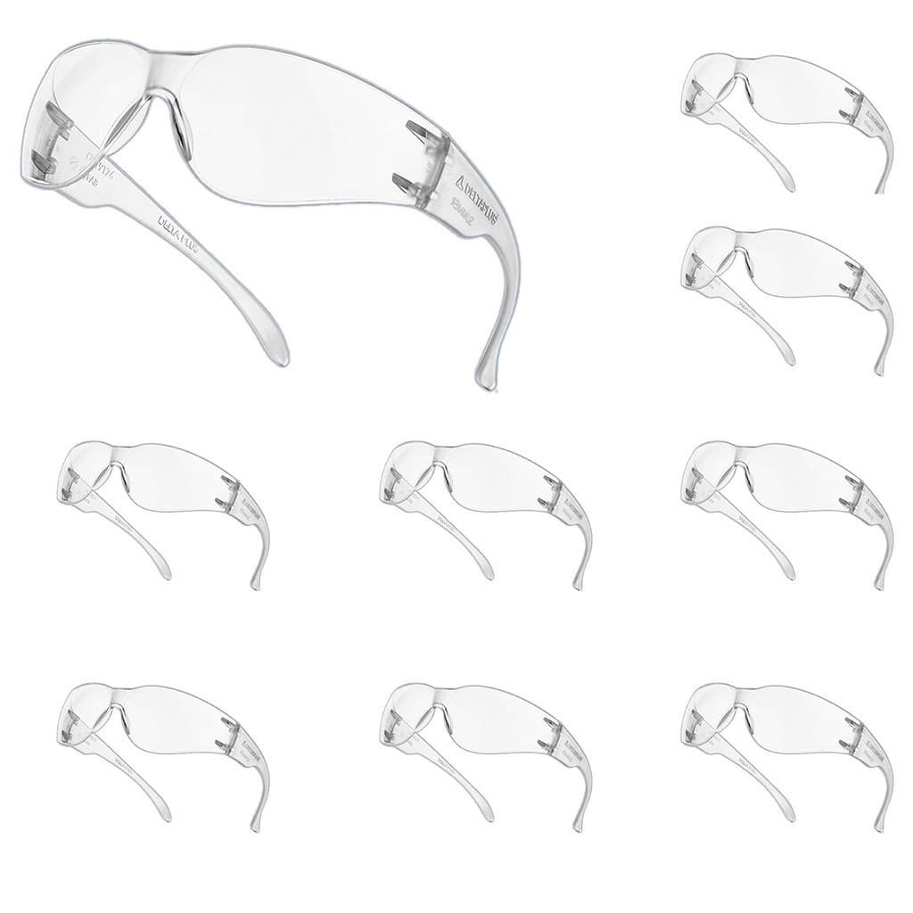 50 Oculos de Proteção Segurança Epi Oval Águia Obra