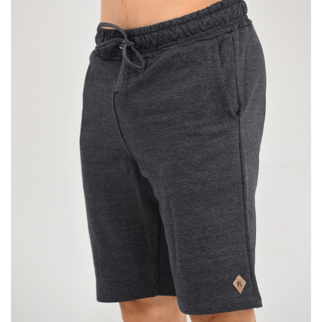 Bermuda Short Moletom Masculina Básica Academia Esporte Ciclista Confortável Conforto Corrida