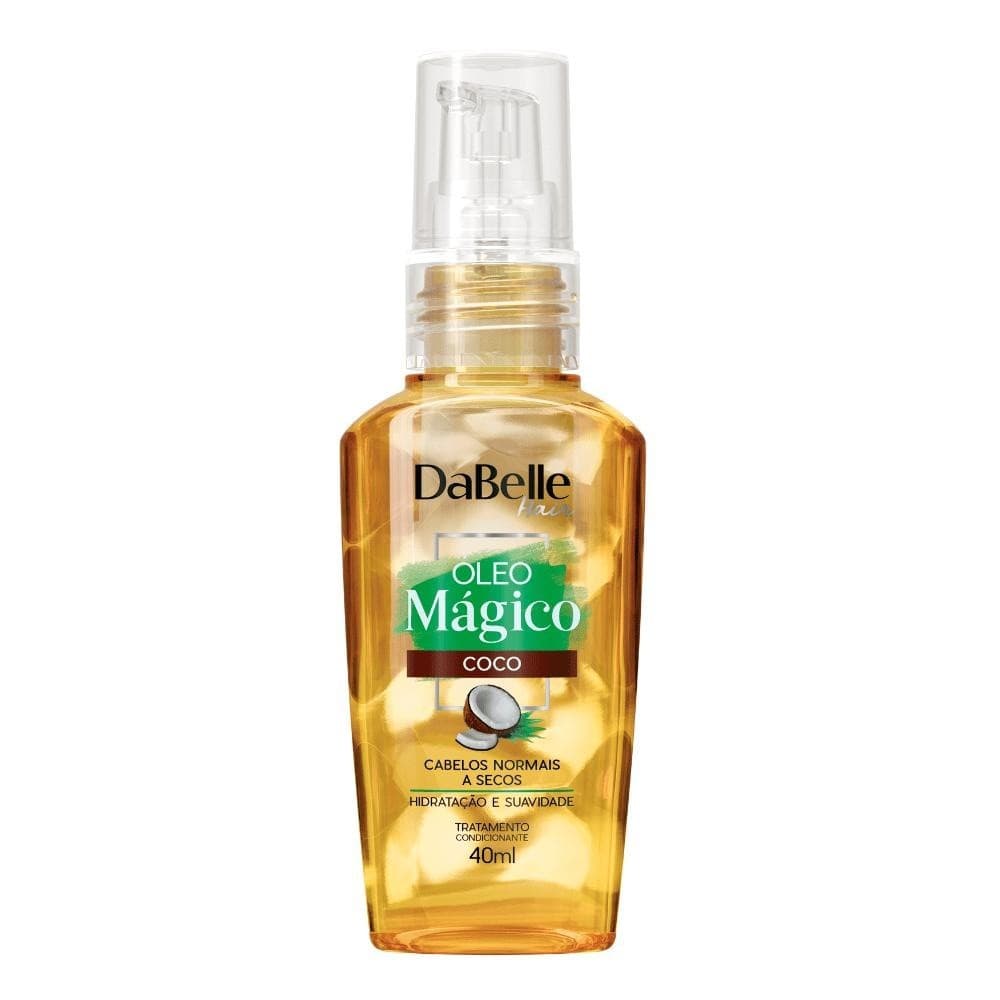Dabelle Óleo Mágico Coco Reparador de Pontas Brilho Antifrizz 40ml