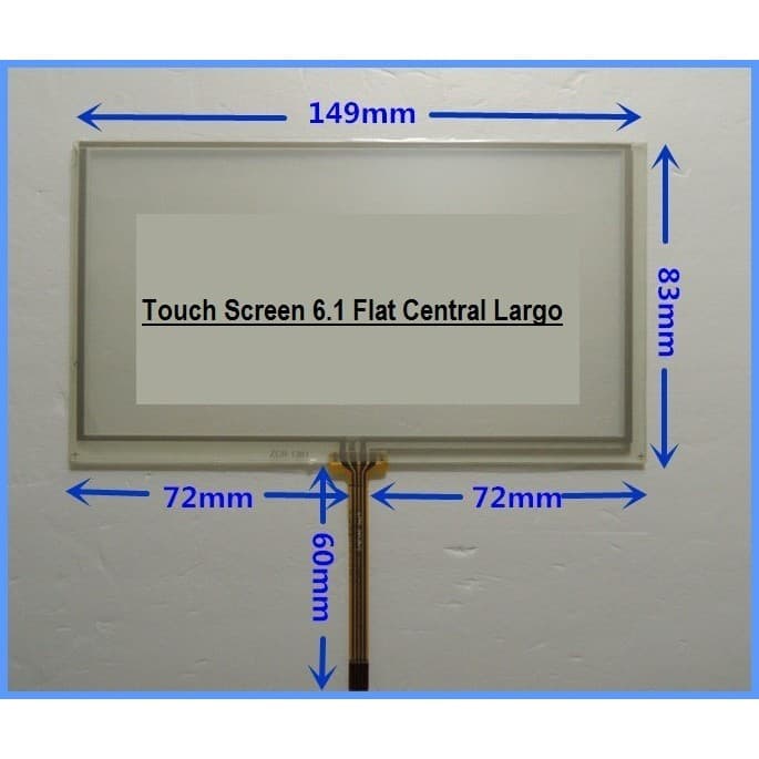 Tela Touch Screen Sony 6.1 Polegadas Xav-64  Sony Xav-601bt