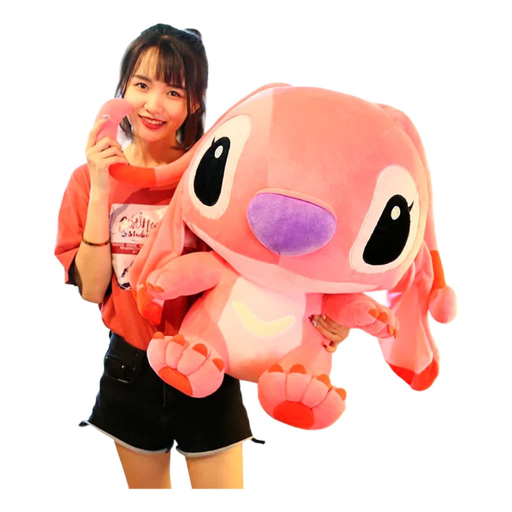 Pelúcia Angel Lilo Stitch 65Cm Gigante Antialérgico