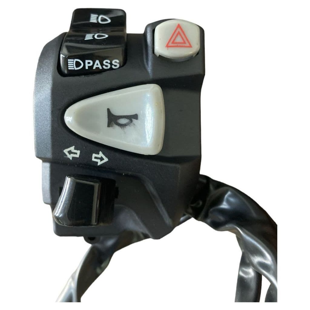 Punho Luz ESQ Com Pisca Alerta e Lampejador Honda NC 750 Titan 150 Fan 125 Start 2004 a 2015