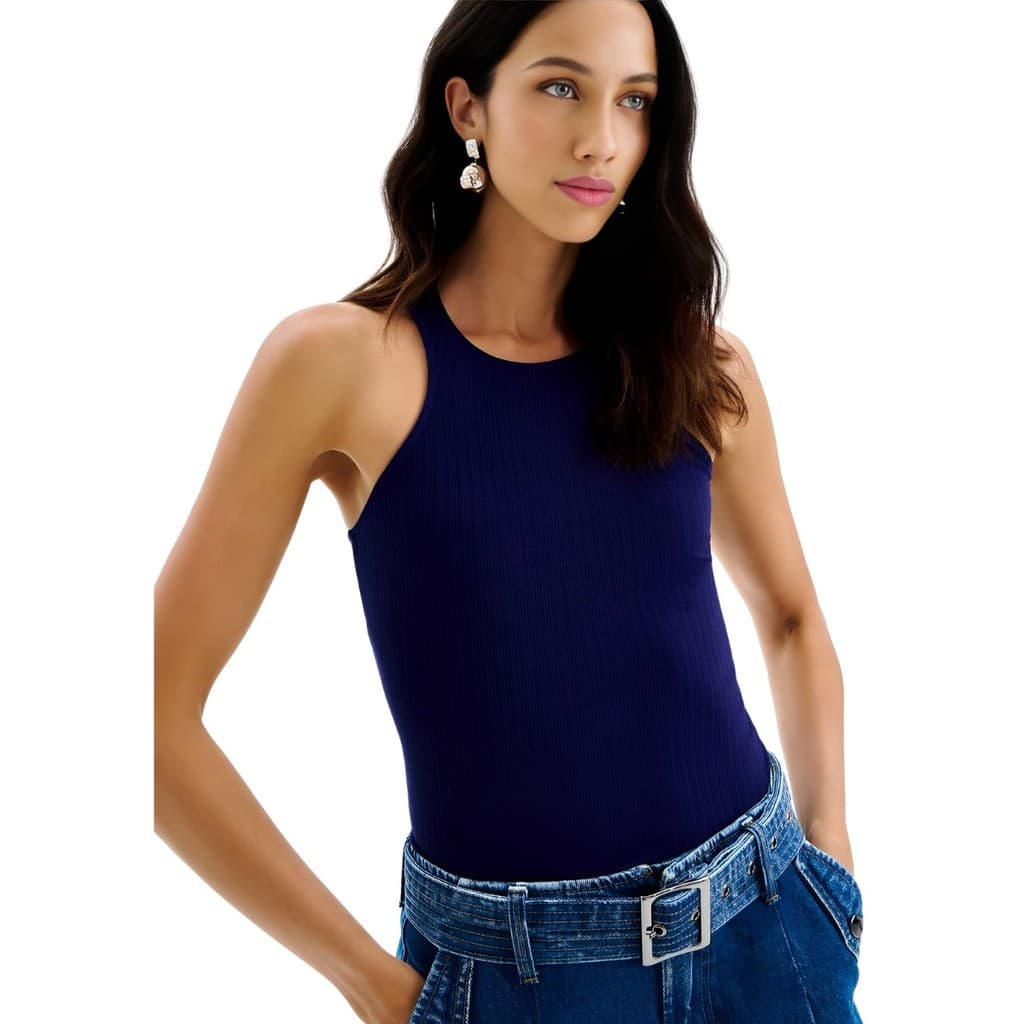 Regata Feminina Halter Neck Canelada Lez A Lez