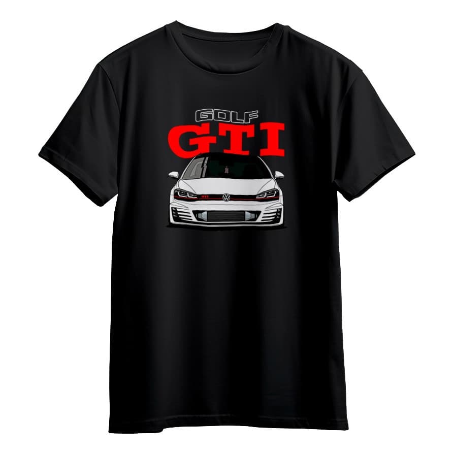 Camisa Camiseta Golf Gti Mk7 Vw Carro Automobilístico