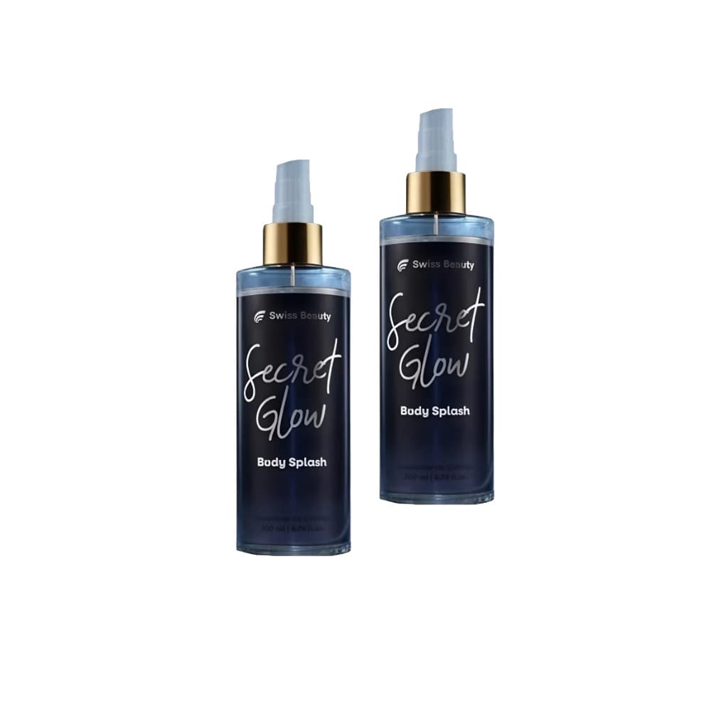 2 Unidades Perfume Body Splash Secret Glow Colônia 200ml