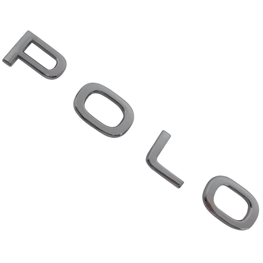 Emblema Tampa Traseira Volkswagen Polo 2023 a 2025