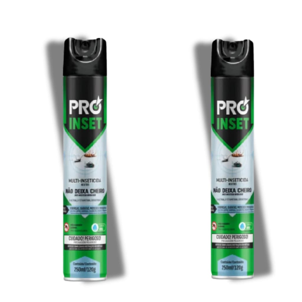 Multi Inseticida Pro Inset Aerossol 250ml, Produto Original Com Nota Fiscal