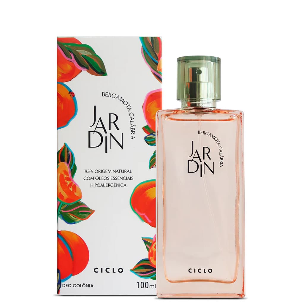 Deo Colônia Jardin Bergamota Calábria 100ml - Ciclo Cosméticos