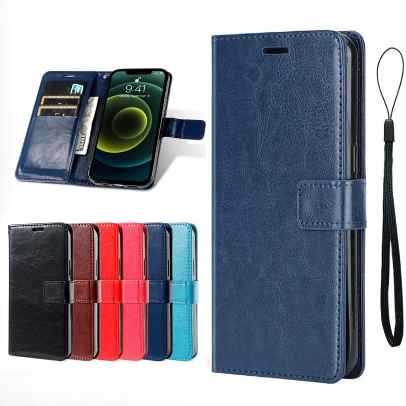 Capa Samsung A8 2018 A5 2018 A530 SM-A530F A530K A530L A530S A530N A530W De Telefone Carteira De Corda , Caixa De Couro